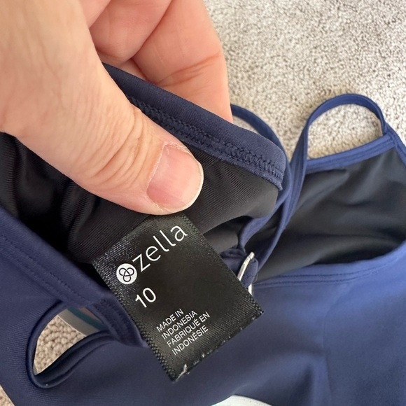 Zella girl bikini swim top 10 nwot - Picture 3 of 3